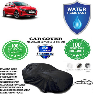 Tamanchi Autocare Car Cover For Hyundai i20 Magna(Black)