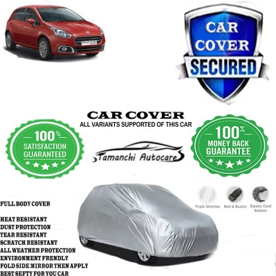 Tamanchi Autocare Car Cover For Fiat Punto Evo(Silver)