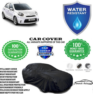 Tamanchi Autocare Car Cover For Nissan Micra Active XL Petrol(Black)