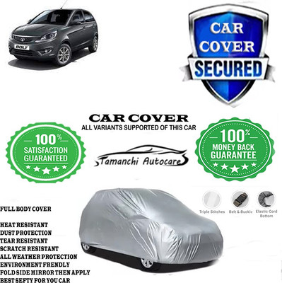 Tamanchi Autocare Car Cover For Tata Bolt Quadrajet XMS(Silver)