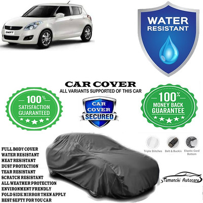 Tamanchi Autocare Car Cover For Maruti Suzuki Swift ZDI Plus(Grey)
