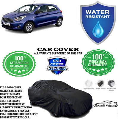 Tamanchi Autocare Car Cover For Ford Figo 1.2P Titanium Plus MT(Black)