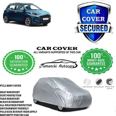 Tamanchi Autocare Car Cover For Hyundai Grand i10 CRDi Sportz(Silver)