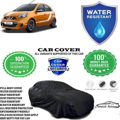 Tamanchi Autocare Car Cover For Nissan Micra XV D Diesel(Black)