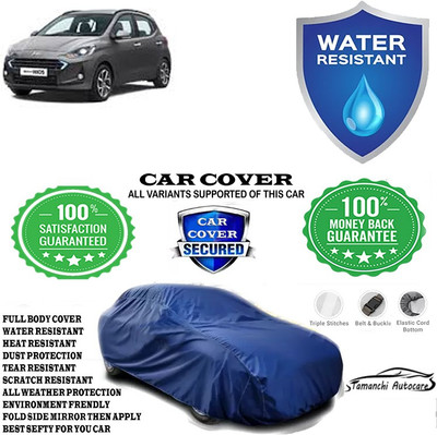Tamanchi Autocare Car Cover For Hyundai Grand i10 Nios Sportz Dual Tone Petrol(Blue)