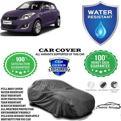 Tamanchi Autocare Car Cover For Maruti Suzuki Swift ZDi(Grey)