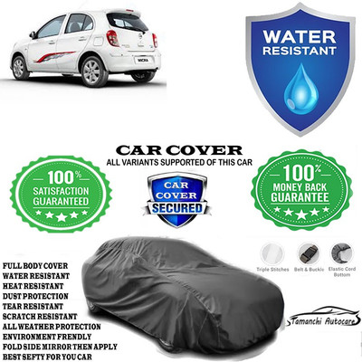 Tamanchi Autocare Car Cover For Nissan Micra K9K(Grey)