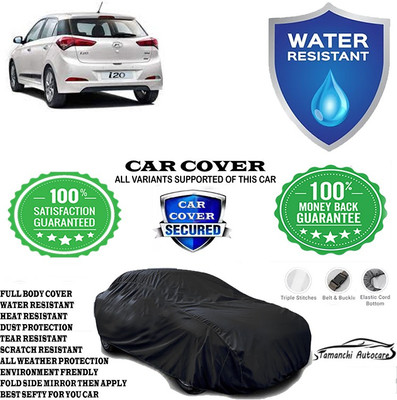Tamanchi Autocare Car Cover For Hyundai i20 Asta CRDI(Black)