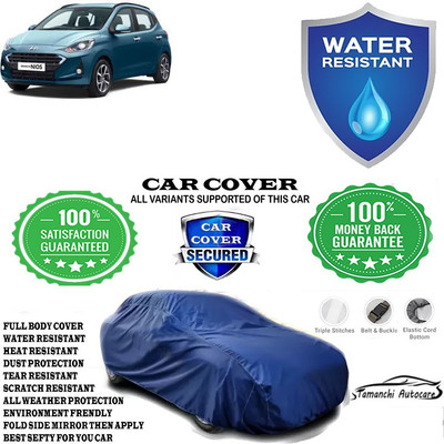 Tamanchi Autocare Car Cover For Hyundai Grand I10 Nios Sportz AMT 1.2 CRDi(Blue)