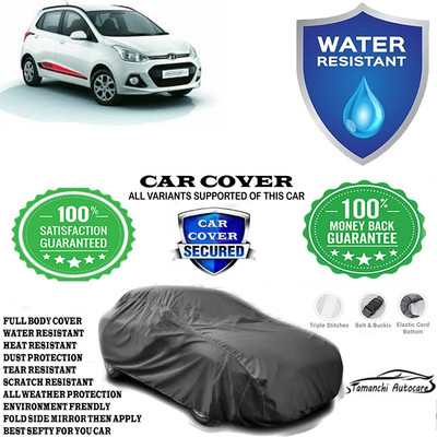Tamanchi Autocare Car Cover For Hyundai Grand i10 Magna Petrol(Grey)