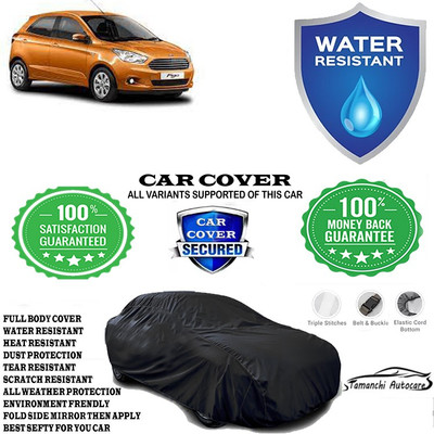 Tamanchi Autocare Car Cover For Ford Figo 1.5D Base MT(Black)