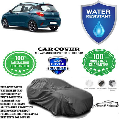 Tamanchi Autocare Car Cover For Hyundai Grand I10 Nios Magna AMT 1.2 Kappa VTVT(Grey)