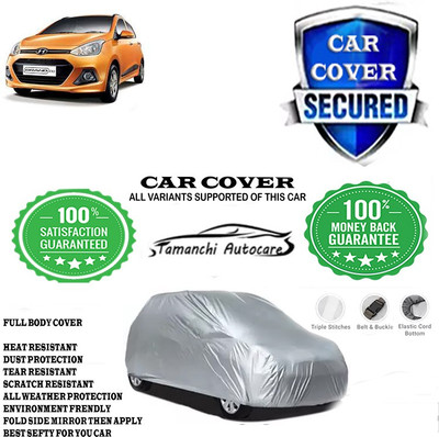 Tamanchi Autocare Car Cover For Hyundai Grand i10 Magna CNG(Silver)