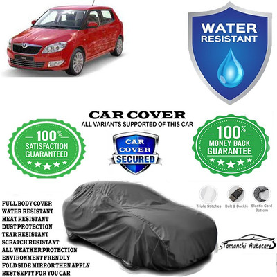 Tamanchi Autocare Car Cover For Skoda Fabia Elegance 1.2 TDI(Grey)