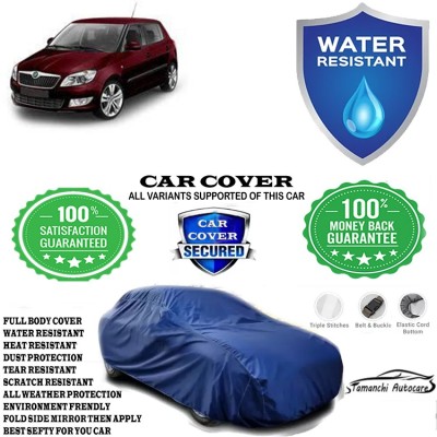 Tamanchi Autocare Car Cover For Skoda Fabia Elegance 1.2 MPI(Blue)