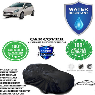 Tamanchi Autocare Car Cover For Fiat Punto Active 1.2L Fire(Black)