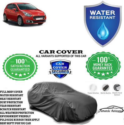 Tamanchi Autocare Car Cover For Fiat Punto EVO 1.3 Active(Grey)