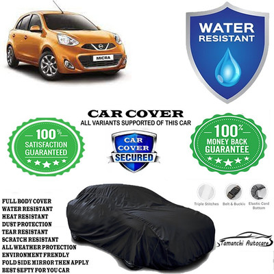 Tamanchi Autocare Car Cover For Nissan Micra(Black)