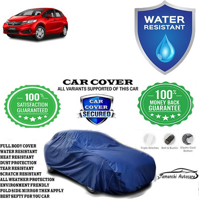 Tamanchi Autocare Car Cover For Honda Jazz 1.5 VX i DTEC(Blue)