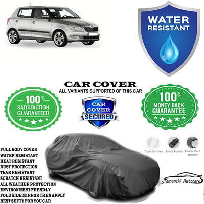 Tamanchi Autocare Car Cover For Skoda Fabia Ambition Plus 1.2 TDI CR(Grey)