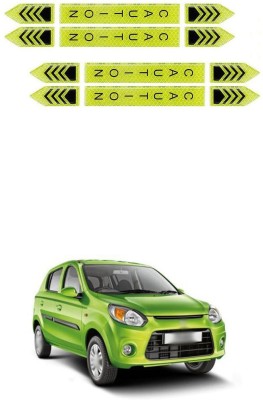 PRTEK Plastic Car Door Guard(Green, Pack of 4, Maruti, Alto 800)