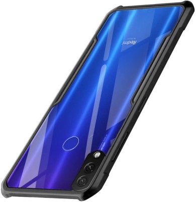 Pop Ace Back Cover for Redmi Note 7 Pro(Black, Transparent, Shock Proof, Pack of: 1)