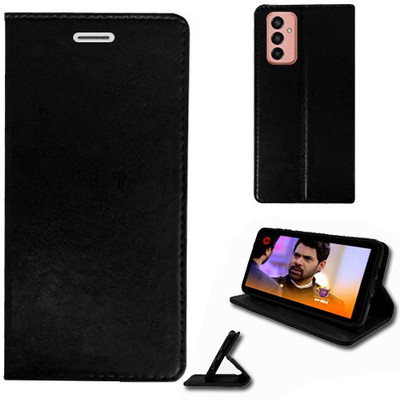 Realgo Flip Cover for Samsung Galaxy F13 4G(Black, Pack of: 1)