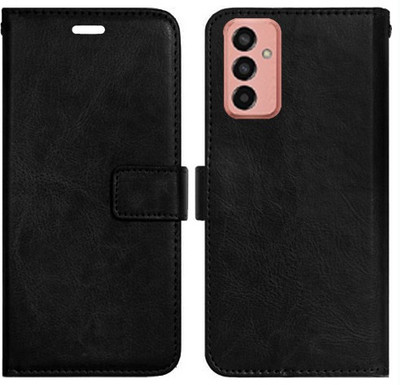 Realgo Flip Cover for Samsung Galaxy F13 4G(Black, Pack of: 1)