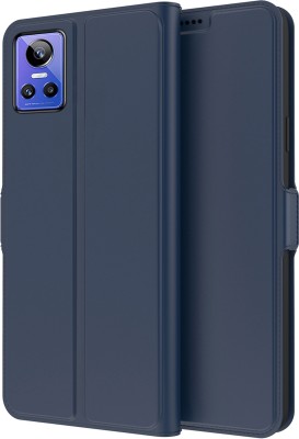 Kapa Flip Cover for Realm GT Neo 3 (5G)(Blue, Shock Proof, Pack of: 1)