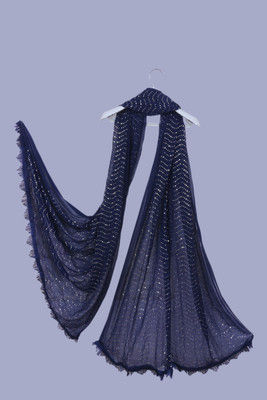 INVENT FASHION Chiffon Embellished Women Dupatta