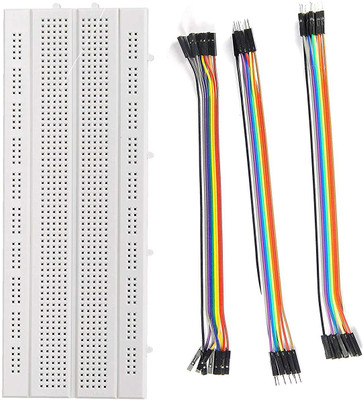 YOGI-TECH Breadboard 840 point with jumper wires Set(10+10+10) Electronic Components Electronic Hobby Kit