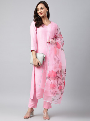 Anni Designer Floral Print Kurta, Trouser/Pant & Dupatta Set