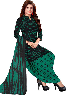 Rensil Crepe Printed Kurta & Patiyala Material