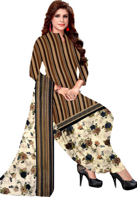 Rensil Crepe Printed Kurta & Patiyala Material