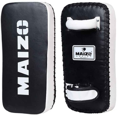 MAIZO Muay Thai Pad Training Shield Arm Target MMA Punching Kicking Shield (2) Thai Pad(Red, Black)