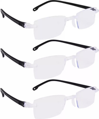 LANDSLIDE Rimless (+2.25) Rectangle Reading Glasses(42 mm)
