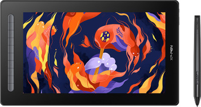XP Pen Artist 16 2ND Gen Display Tablet X3 Elite Stylus 8192 Level Pressure Sensitivity,10 Customisable Shortcut Keys, Laminated 13.4 x 7.55 inch Graphics Tablet Connectivity - USB(Black)