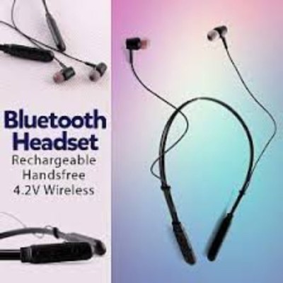 SSN Global Pro Version Latest B11 Neckband Bluetooth Wireless Earphone hi-bass Headset S232 Bluetooth Headset(Black, In the Ear)