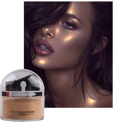 THTC 2 IN 1 Shimmery Shiny Gold Highlight For Professional Look  Highlighter(GOLD)