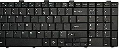 TechSonic Lifebook CP513254-01 CP487043-02 MP-09R73T0-D85 AER15U00310 V180104CS1 24A63-US Laptop Keyboard Replacement Key