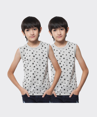 Trendy World Vest For Boys & Girls Cotton(Multicolor, Pack of 2)