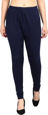 DIAZ Churidar  Ethnic Wear Legging(Dark Blue, Solid)