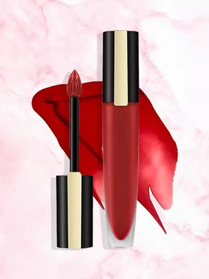 MYEONG Highly Pigmented Matte Finish Velvet Matte Liquid Color Lipstick(RED, 6 ml)