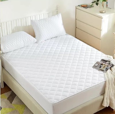 Comfowell Fitted Queen Size Waterproof Mattress Cover(White)
