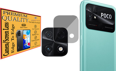 HIDEOUS Back Camera Lens Glass Protector for POCO C40(Pack of: 1)