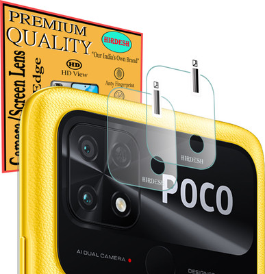 HIRDESH Back Camera Lens Glass Protector for POCO C40(Pack of: 2)