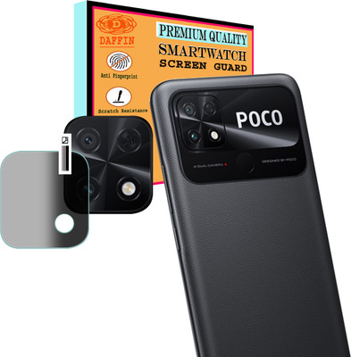 DAFFIN Back Camera Lens Glass Protector for POCO C40(Pack of: 1)
