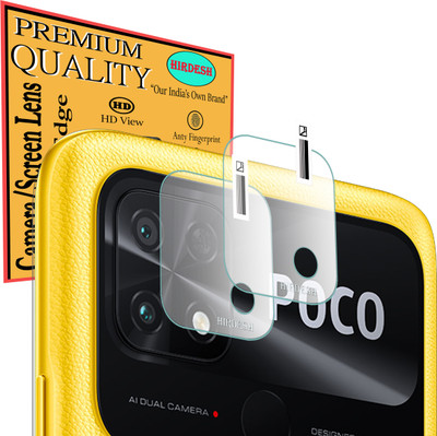 HIRDESH Back Camera Lens Glass Protector for POCO C40(Pack of: 2)