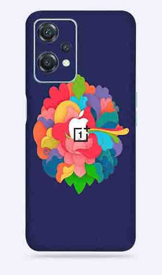 SkinoMania Nord CE2 Lite-(5G) Mobile Skin(Multicolour Colorful Apple Logo)