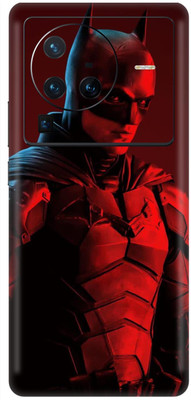 wrap craft Vivo X80 Pro (5G) Mobile Skin(Black, Red)